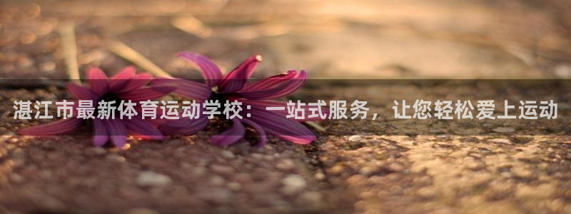必发官方正版app集团官网首页：湛江市最新体育运动学校：一站