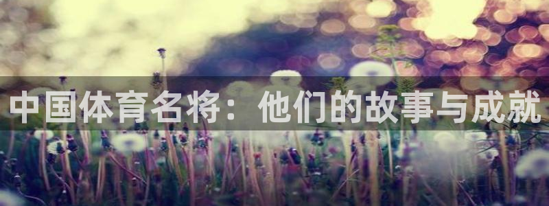 必发官网下载平台注册要钱吗安全吗：中国体育名将：他们的故事与